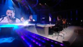 Matt Cardle sings Knights in White Satin  The X Factor Live show 8 Full Version [upl. by Pernas]