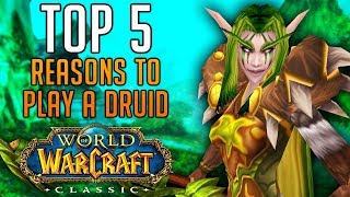 Top 5 Reasons to Play a DRUID in Classic World of Warcraft [upl. by Hills975]