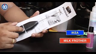 IKEA MILK FROTHER Review amp Battery Installation [upl. by Felicle971]