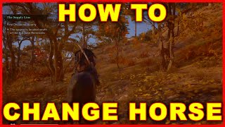 Assassins Creed Valhalla How to Change Mount Horse amp Wolf [upl. by Akeyla]