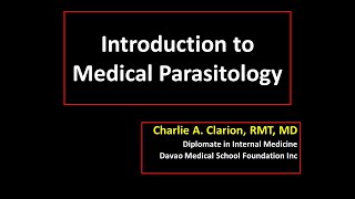 Introduction to Parasitology [upl. by Yezdnil]