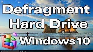 How to defragment a hard drive in Windows 10 [upl. by Rocco771]