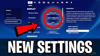 NEW FORTNITE SETTINGS Explained NEW Movement UI Revamp amp More [upl. by Rehpotsyrk]