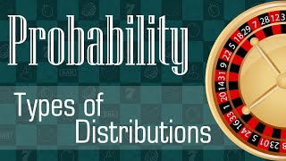 Probability Types of Distributions [upl. by Eiramannod]