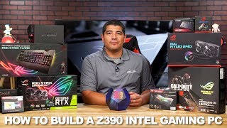 How To Build A Z390 Intel 9th Gen RGB Gaming PC From Start To Finish [upl. by Merrily]