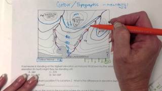 Contour Map  Topographic Map Reading [upl. by Briny118]