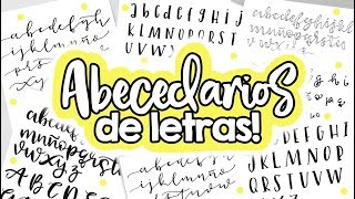 Abecedario de LETRAS BONITAS ✄ Barbs Arenas Art [upl. by Airyt]