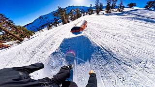 POV Snowboarding because its FUN ☀️ [upl. by Margo]