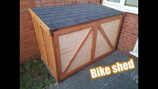 how to make  Bike shed  DIY [upl. by Ylecic]