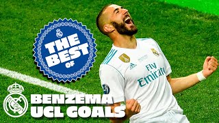 KARIM BENZEMA  Best Champions League GOALS at Real Madrid [upl. by Hank861]