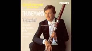 A Vivaldi Bassoon Concertos Thunemann  I Musici [upl. by Dlareg]