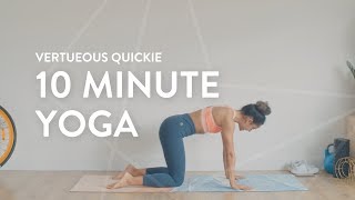 10 MINUTE YOGA QUICKIE  Full Sequence  Shona Vertue [upl. by Free]