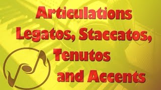 Articulations  How to play Legato Staccato Tenutos and Accents on the Piano [upl. by Trebliw]