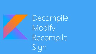 Decompile  Modify  Recompile  Sign APK [upl. by Beitz]