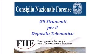 3 PCT Base gli strumenti per il deposito telematico degli atti [upl. by Attenaj]