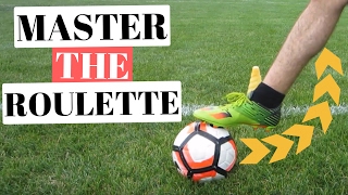 Roulette Football Skill  Destroy Defenders With This Soccer Move [upl. by Akinal]