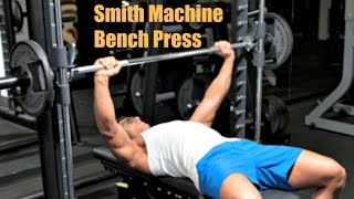 Smith Machine bench press just as effective as Barbell bench press [upl. by Nostets]