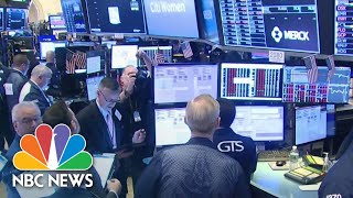 Stock Trading Halted After Markets Plunge At Market Open  NBC News [upl. by Llenrod]