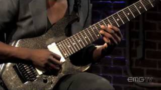 Animals as Leaders Tosin Abasi plays quotWave of Babiesquot on EMGtv [upl. by Nauqel]