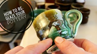 How to ReGlaze your Pottery [upl. by Merrielle]