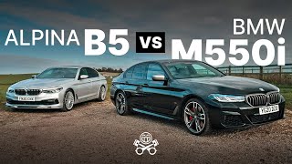 2020 Alpina B5 vs BMW M550i  PistonHeads [upl. by Zales]