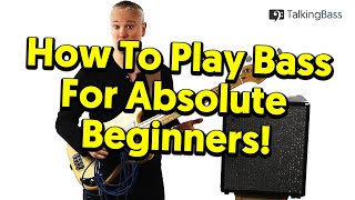 Beginners Guide To Bass Guitar  Lesson 1 The Absolute Basics [upl. by Watson]