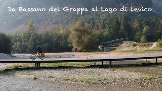 PISTA CICLABILE DELLA VALSUGANA  76 Km Da Bassano del Grappa a LAGO di Levico [upl. by Otrebire]