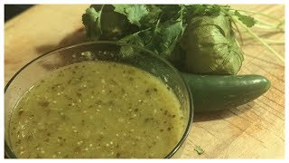 HOW TO MAKE SALSA VERDE  GREEN SALSA RECIPE  The JayLi Life [upl. by Yunick]