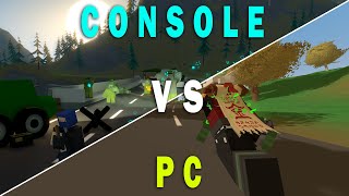 Unturned Console Vs PC  Which Is Better PS4 amp Xbox One [upl. by Arella]