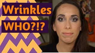 HIDING WRINKLES WITH MAKEUP  best hack for smoothing your lines and deep wrinkles [upl. by Eilyw]