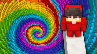 Minecraft EXTREME RAINBOW DROPPER Custom Map [upl. by Anthony513]