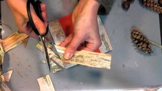 how to make birch bark frames easy [upl. by Elad]