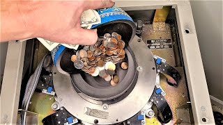 Counting 25 Gallons of Coins at 10000 Coins per min  The Amazing Jetsort Coin Sorter How it Works [upl. by Perkin]