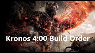 Age of Mythology  Kronos 400 Build Order [upl. by Ereynihc519]