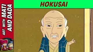 Art with Mati and Dada – Hokusai  Kids Animated Short Stories in English [upl. by Oicnerual991]