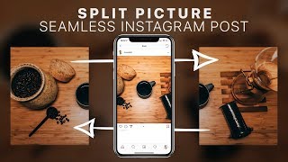 How To Split Pictures For Instagram  Seamless MultiPost Tutorial [upl. by Ocirederf]