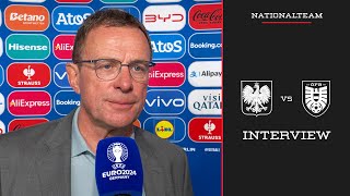 Interview mit Ralf Rangnick  Polen vs Österreich  UEFA EURO 2024  Nationalteam [upl. by Modnarb]