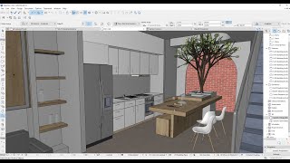 Archicad 25  Modeling Kitchen [upl. by Alie]