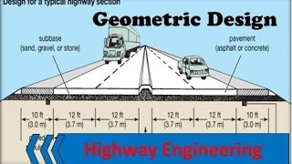 Geometric Design Lecture 2 Highway Engineering [upl. by Ahsiram526]