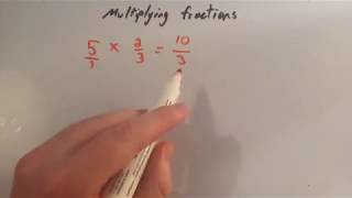 Multiplying Fractions  Corbettmaths [upl. by Rhoades]