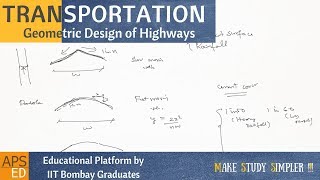 Geometric Design of Highways  Transportation [upl. by Bethesda457]