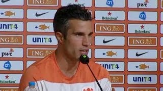 Robin van Persie Says I Will Miss Best Friend Nemanja Vidic At Manchester United [upl. by Aridnere]