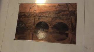 Copper engraving  printing demonstration [upl. by Uri433]