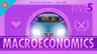 Macroeconomics Crash Course Economics 5 [upl. by Llenal199]