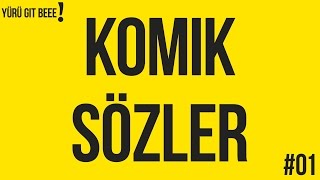 KOMIK SÖZLER VE ESPIRILER  SESLI 01 [upl. by Yeniar]