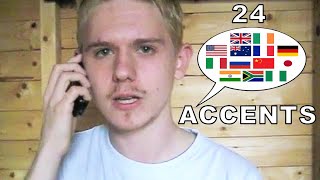 The English Language In 24 Accents [upl. by Drofnats234]