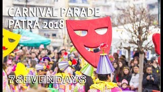 PATRAS GREEK CARNIVAL 2018 [upl. by Orlena]