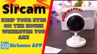 Sricam IP Camera User Manual Setup sirhome APP Night Vision [upl. by Camella415]