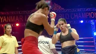 Violent Womens World LethweiBurmese BareKnuckle Boxing Title Fight [upl. by Eannaj143]