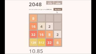 2048 Speedrun in 4984 Seconds Former World Record [upl. by Nomolas]